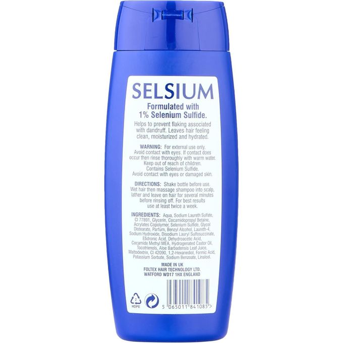 SELSIUM Dandruff Control Selenium Sulfide Shampoo 200 ml