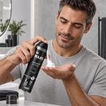 Carbon Shaving Foam – Alcohol Free with Aloe Vera, Vitamin E & Charcoal - All Skin Types - 200ml