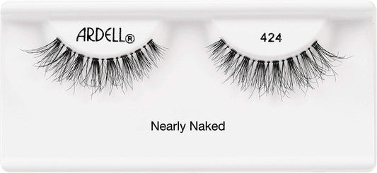 Ardell Professional Naked Lashes 424 Lightweight False Eyelashes with Invisiband – Black – 1 Pair