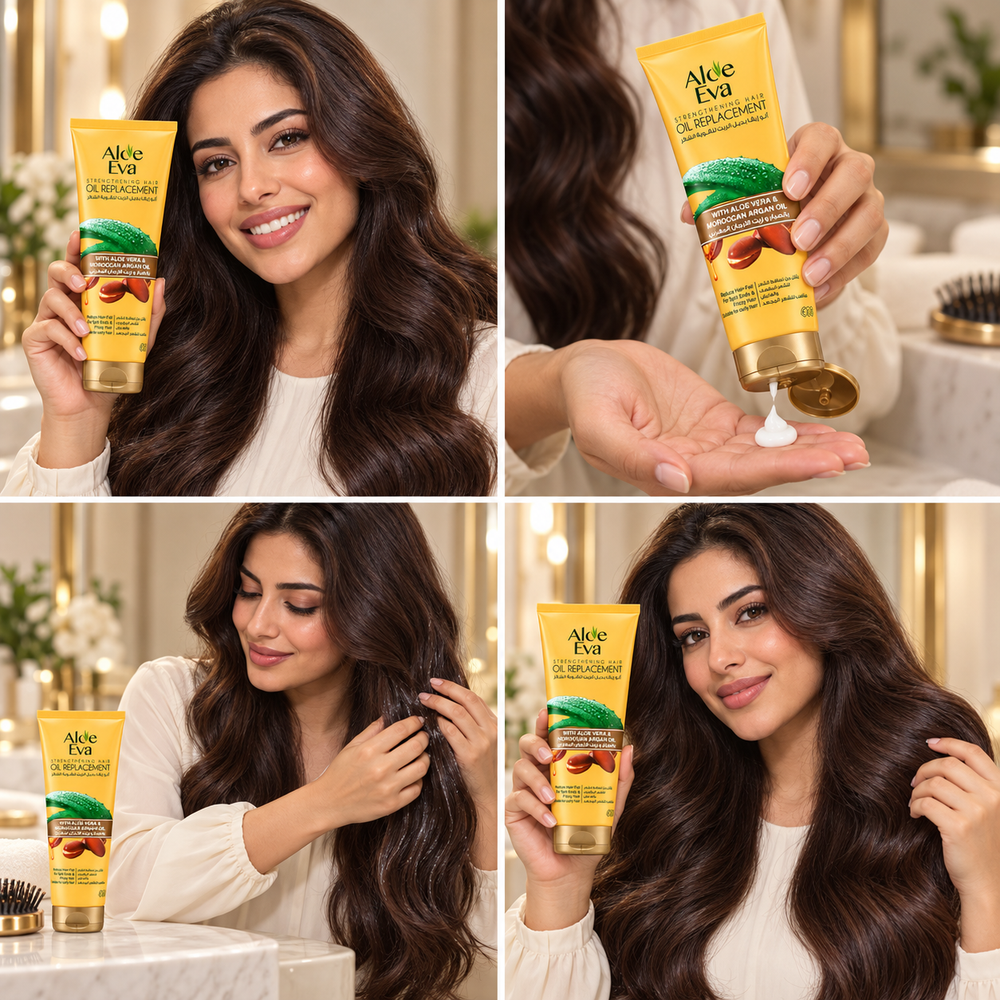 Hair Oil Replacement with Aloe Vera & Moroccan Argan Oil – 250 ml
