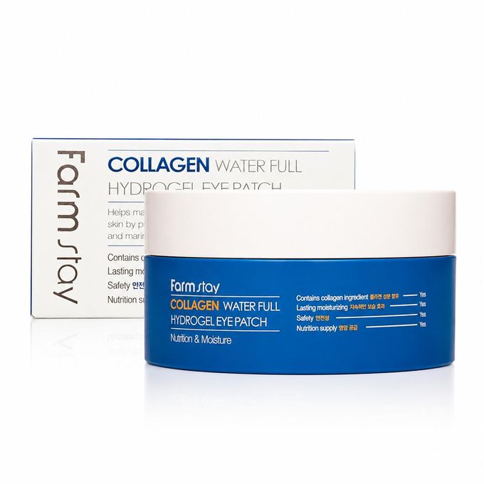 Farm Stay COLLAGEN WATER FULL HYDROGEL EYE PATCH 90g 60 Sheets