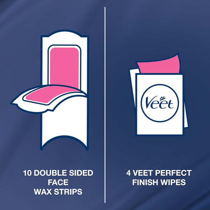 pure Wax strips HYPOALLERGENIC WAX FORMULA - 16 WAX STRIPS