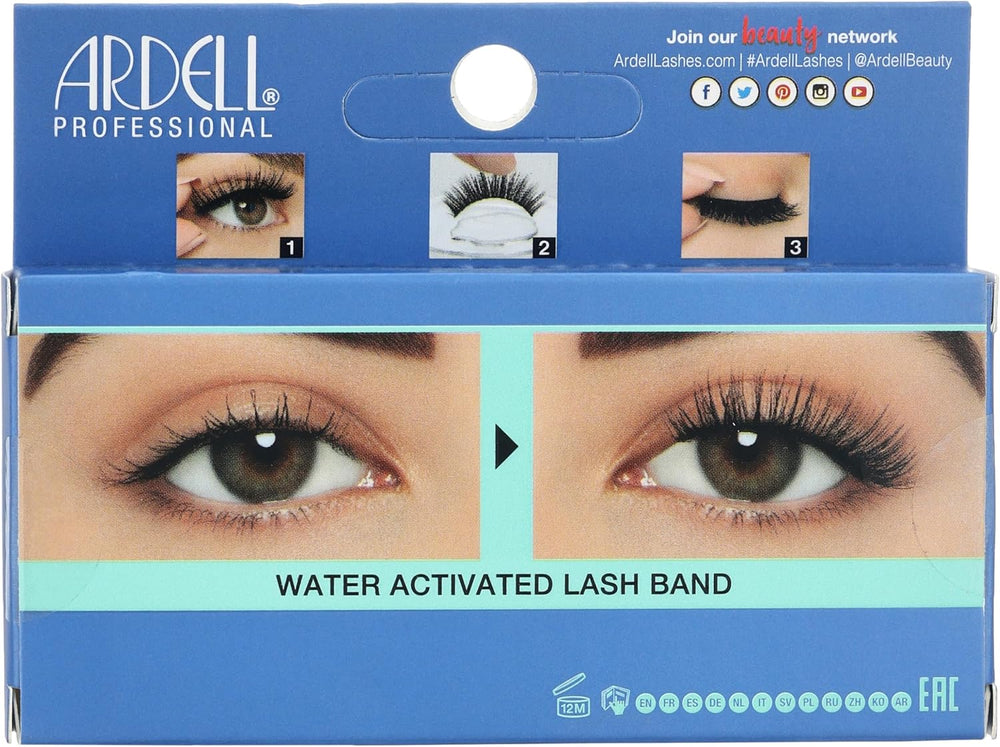 Aqua Lashes™ Water-Activated, Adhesive-Free False Eyelashes style 346