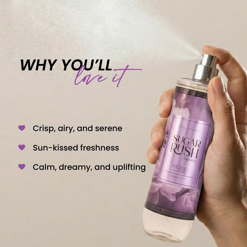 Sugar Rush Premium Body Splash - Sweet Floral Fragrance Mist for Women - 220ml