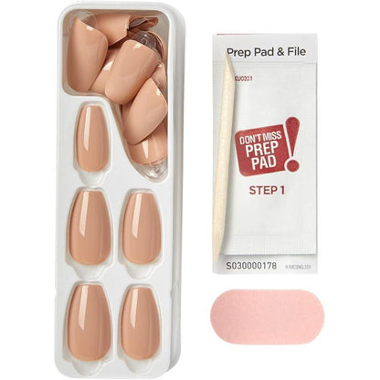 imPRESS THE NO GLUE MANI IMC506C LATTE 30 Nails