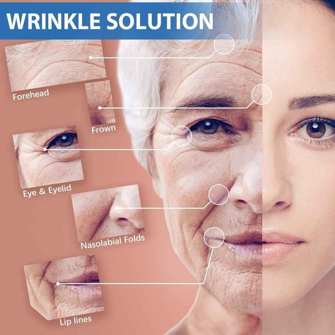 Wrinkle Tape Roll Face Lift Tape Breathable Cotton Elastic Anti-Wrinkle V-Line Lifting - 5m * 5cm
