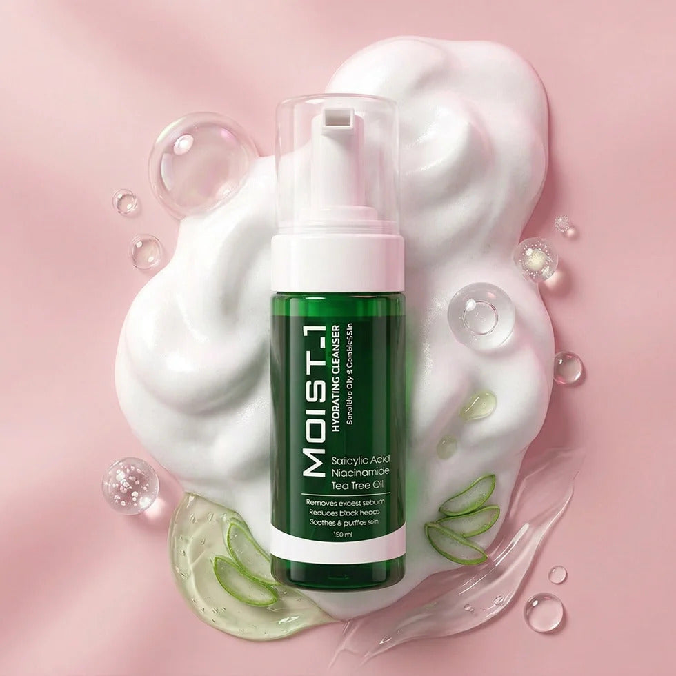 Hydrating Foam Cleanser for Sensitive Oily and Combination Skin - 150ml