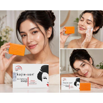 Kojie San skin lightening soap classic - for alighter and even skin tone - 135g