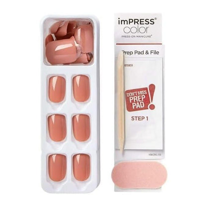 Kiss imPRESS Color Press-On Manicure – Short (30 Nails) IMC27C
