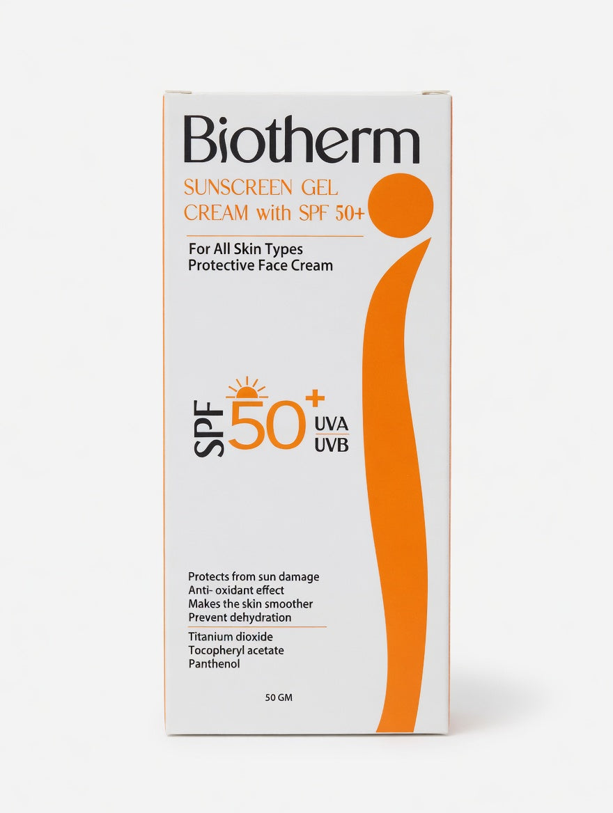 SUNSCREEN GEL CREAM with SPF 50+For All Skin Types Protective Face Cream 50g