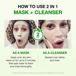 Fully Green Tomato Clay Mask Cleanser – 2-in-1 Vegan Pore Care Face Mask & Cleanser - 120ml