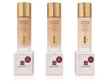 LIQUID HIGHLIGHTER FOR A SUPERSTAR YOUTH GLOW Longlasting FLAWLESS FILTER 03 LIGHT - MEDIUM - 35ml