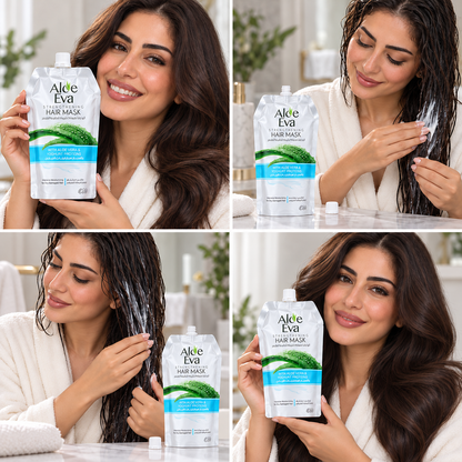 Hair Mask with Aloe Vera & Yoghurt Proteins for Dry & Damaged Hair – 250g