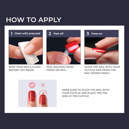 imPRESS PRESS-ON MANICURE KIM020C No Other 30 Nails
