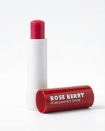 Caring lip balm - POMEGRANATE SHINE - Dark red tinted - 4.8g