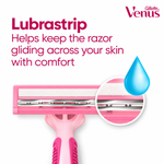 Venus Daisy 2 Women's Disposable Razors, 2 Blades – 5 Pieces