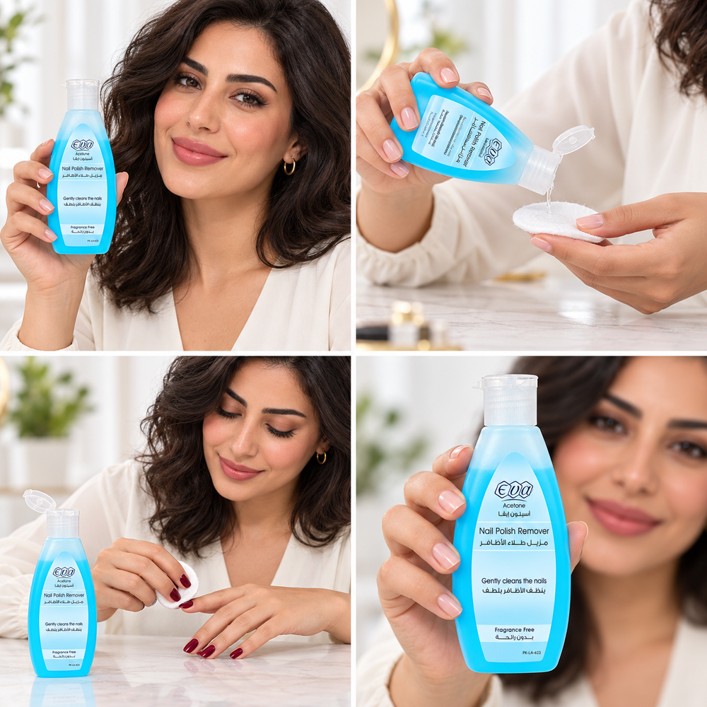 Acetone Nail Polish Remover Fragrance Free – 100 ml