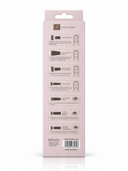 Velva Powder Brush Soft Fluffy Face Makeup Brush - MK3-269