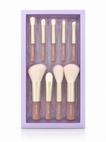 Makeup Brush Set Sweet - Glam Travel Kit - MK3-282B - 9PCS