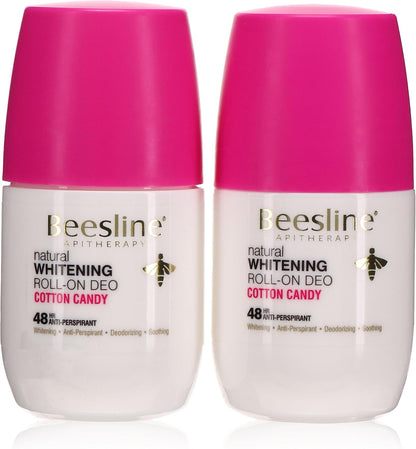 natural WHITENING ROLL-ON DEO COTTON CANDY 1+1 100ml