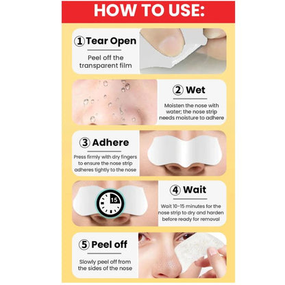 Nose Pore Strips with Aloe Vera Extract – 3 Strips Pack