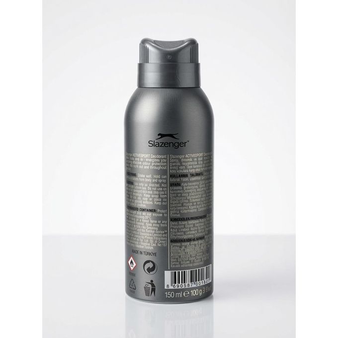 Slazenger Activesport Deodorant Spray for Men, 150ml