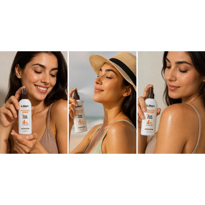 Lilien Sun Active PANTHENOL SPRAY SUN CARE 4% - NO-WASH OUT - After sun tanning - 200ml