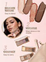 SHEGLAM The Essentials Pocket Eyeshadow Palette – Serene - 4.2 g