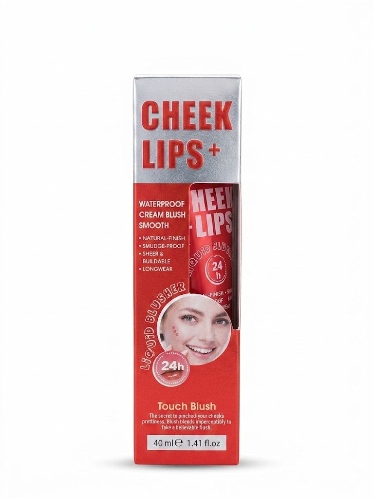 Magic Blush Cream CHEEK + LIPS Liquid Blusher WATERPROOF 40ml