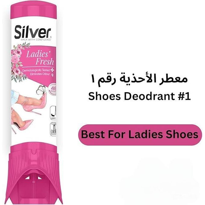 Silver Ladies Fresh - Freshener and Deodoriser 48 Hour Odor Elimination 100 ml