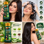Anti-Hairfall Shampoo with Aloe Vera & 21 Ayurvedic Herbs – 340 ml