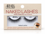 Professional Naked Lashes 423 – Lightweight False Eyelashes with Invisiband – Black – 1 Pair