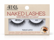 Professional Naked Lashes 423 – Lightweight False Eyelashes with Invisiband – Black – 1 Pair