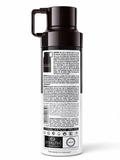 Odyssey Homme White Edition Perfume Body Spray for Men, 200ml