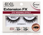 Professional Extension FX D-Curl False Eyelashes – Eye-Widening Effect – Black – 1 Pair