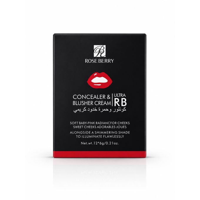 Rose Berry ULTRA CONCEALER & BLUSHER CREAM 12 in 6g