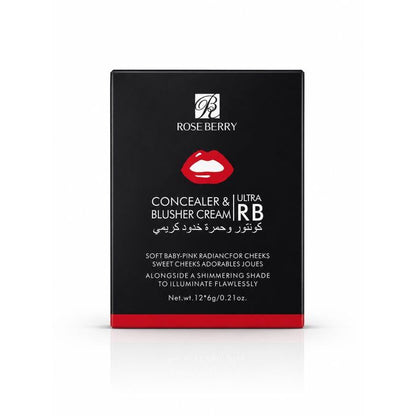 Rose Berry ULTRA CONCEALER & BLUSHER CREAM 12 in 6g