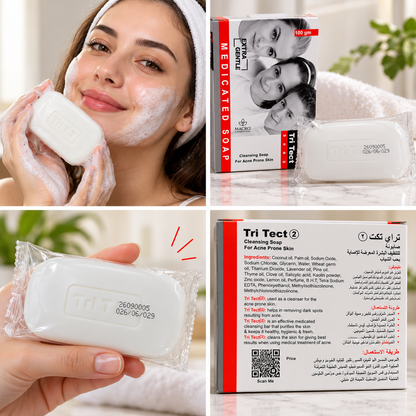 Medicated Cleansing Soap for Acne-Prone Skin – 100 g