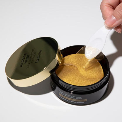 Farm Stay 24K GOLD & PEPTIDE SOLUTION AMPOULE EYE PATCH 90g 60 Sheets