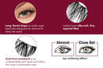Professional Extension FX D-Curl False Eyelashes – Eye-Widening Effect – Black – 1 Pair