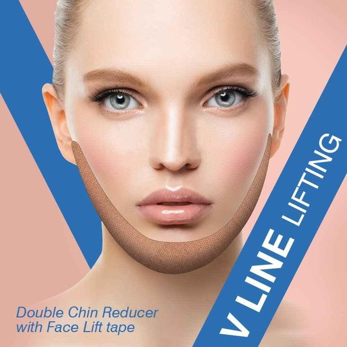 Wrinkle Tape Roll Face Lift Tape Breathable Cotton Elastic Anti-Wrinkle V-Line Lifting - 5m * 5cm