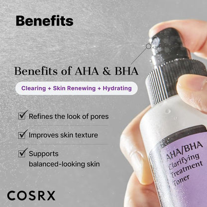 Cosrx AHA - BHA Clarifying Treatment Toner Gentle Exfoliating Facial Toner - 150ml