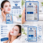 Kiss Beauty Skin Clinic Diamond Brightening Sheet Mask with Niacinamide & Glutathione – 30 ml
