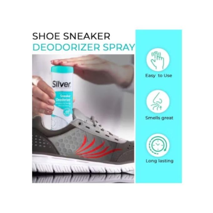 Silver Deodorizing Spray for Sneakers and Bags, 100ml