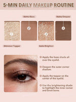 SHEGLAM The Essentials Pocket Eyeshadow Palette – Serene - 4.2 g