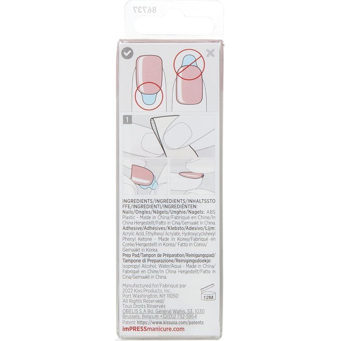 imPRESS THE NO GLUE MANI IMC504C SUMPTUOUS 30 Nails