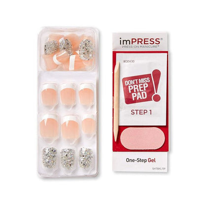 Kiss imPRESS Press-On Manicure Time Slip KIM008C 30 Nails
