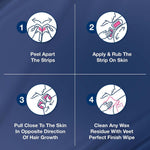 pure Wax strips HYPOALLERGENIC WAX FORMULA - 16 WAX STRIPS