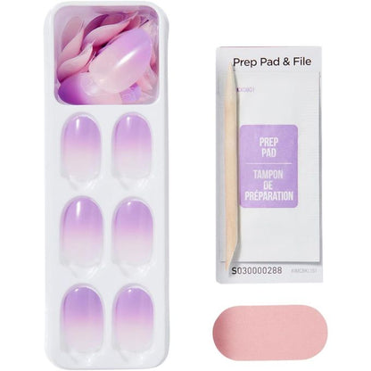 Kiss imPRESS THE NO GLUE MANI IMC52C Take A Chance 30 Nails Lavender Ombré