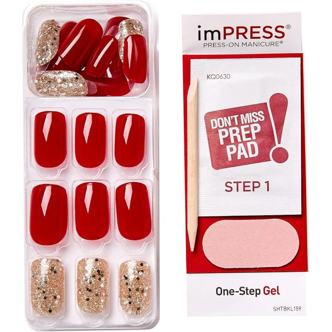 Kiss imPRESS PRESS-ON MANICURE KIMM09C Last Love 30 Nails